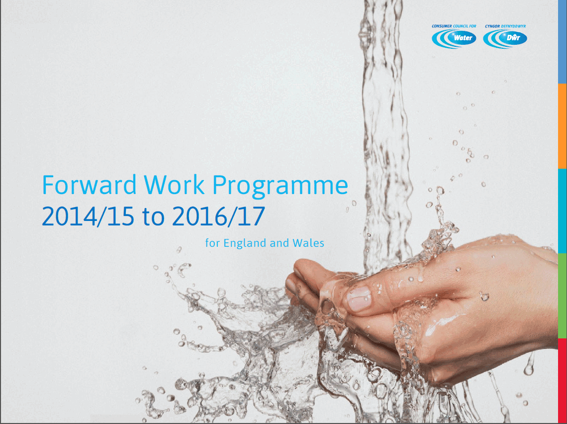 Hands under water - Forward work programme cover for 2014/15 to 2016/17