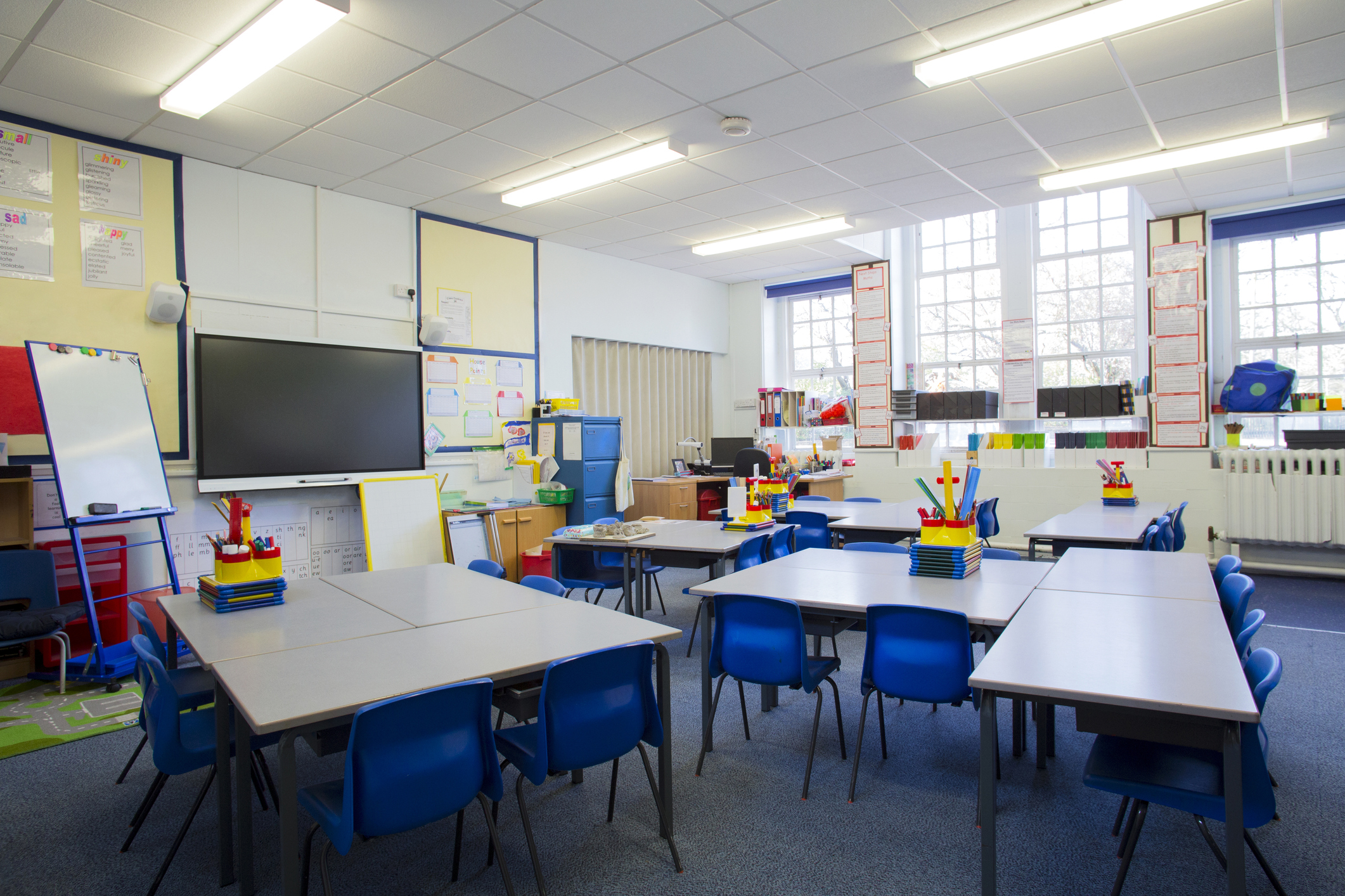 Empty classroom