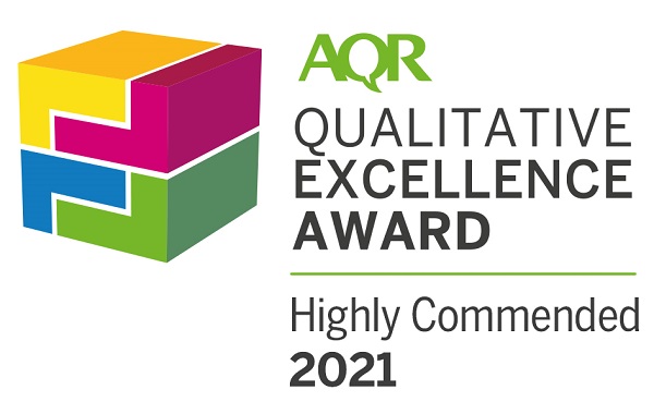 Highly Commended AQR Qualitative Excellence Award