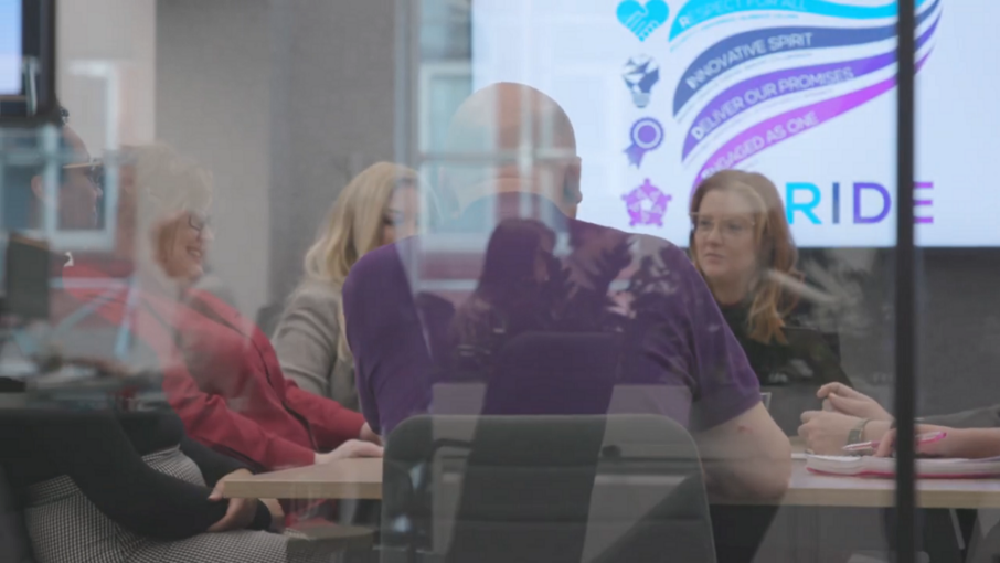 ccw staff having a meeting in a room